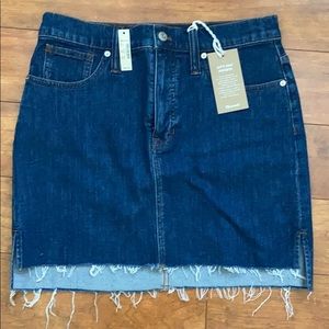 Madewell NWT denim skirt